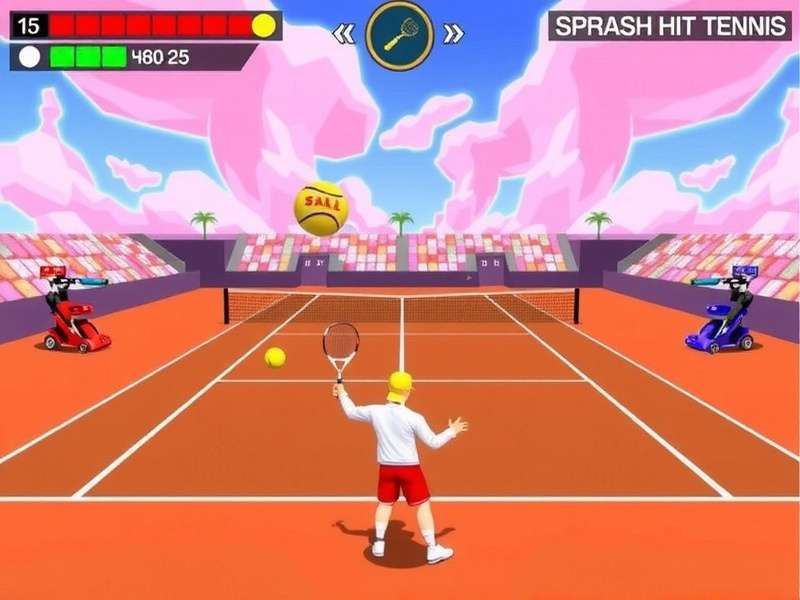 Smash Hit Tennis Gameplay